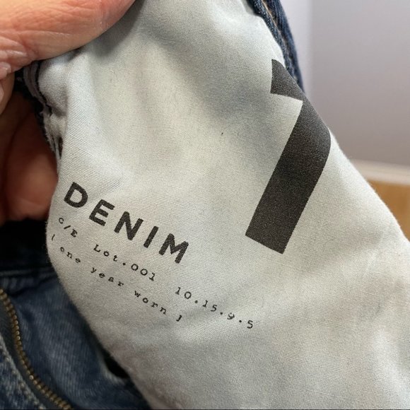 Current/Elliott The Vintage 1 Year Worn Rig Leg Cropped Jeans - Picture 8 of 8